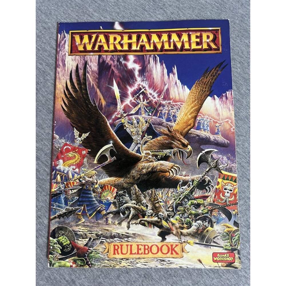 Vintage Warhammer Fantasy Battle Rulebook 1996 5th Edition Games Workshop